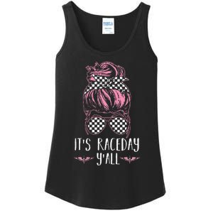 Dirt Track Racing Race ItS Race Day YAll Car Racing Ladies Essential Tank