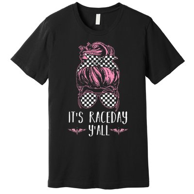 Dirt Track Racing Race ItS Race Day YAll Car Racing Premium T-Shirt