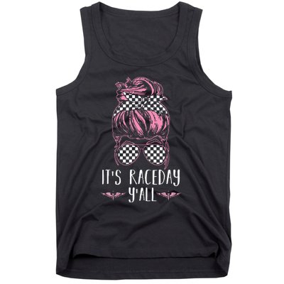 Dirt Track Racing Race ItS Race Day YAll Car Racing Tank Top