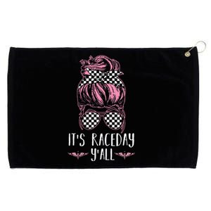 Dirt Track Racing Race ItS Race Day YAll Car Racing Grommeted Golf Towel