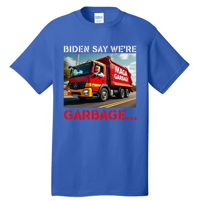 Donald Trump Rides In Garbage Truck Tall T-Shirt