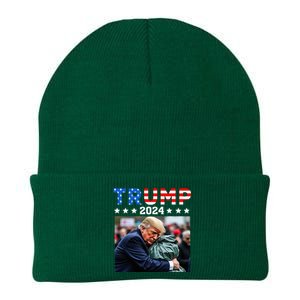 Donald Trump Rides In Garbage Truck Garbage Trump Knit Cap Winter Beanie