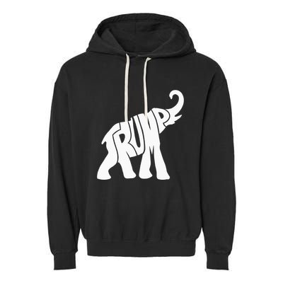 Donald Trump Republican Elephant For Supporters Garment-Dyed Fleece Hoodie