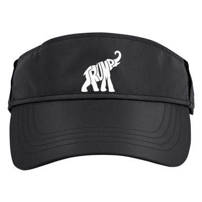 Donald Trump Republican Elephant For Supporters Adult Drive Performance Visor