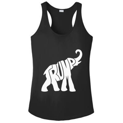 Donald Trump Republican Elephant For Supporters Ladies PosiCharge Competitor Racerback Tank
