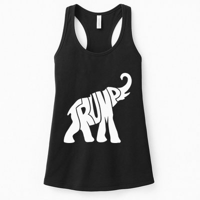 Donald Trump Republican Elephant For Supporters Womens Tank Top