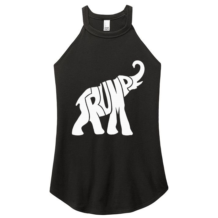 Donald Trump Republican Elephant For Supporters Women's Perfect Tri Rocker Tank