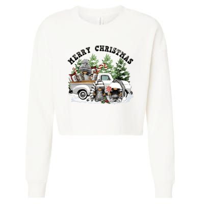 Dtf Transfers Ready To Press Merry Christmas Cropped Pullover Crew