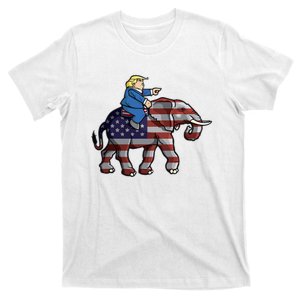 Donald Trump Riding Elephant Republicans Gift T-Shirt