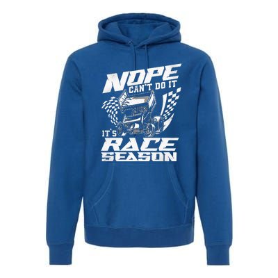 Dirt Track Racing Race Sprint Car Premium Hoodie