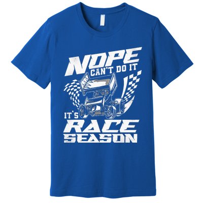 Dirt Track Racing Race Sprint Car Premium T-Shirt