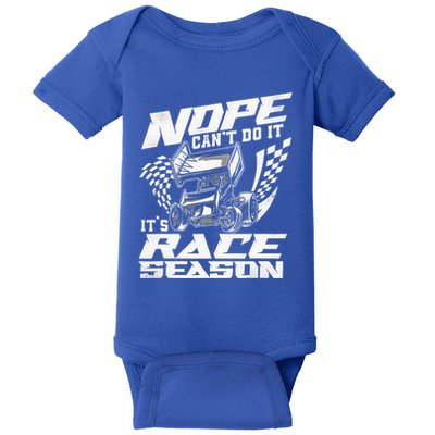 Dirt Track Racing Race Sprint Car Baby Bodysuit