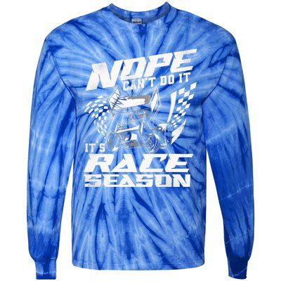 Dirt Track Racing Race Sprint Car Tie-Dye Long Sleeve Shirt