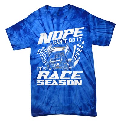 Dirt Track Racing Race Sprint Car Tie-Dye T-Shirt