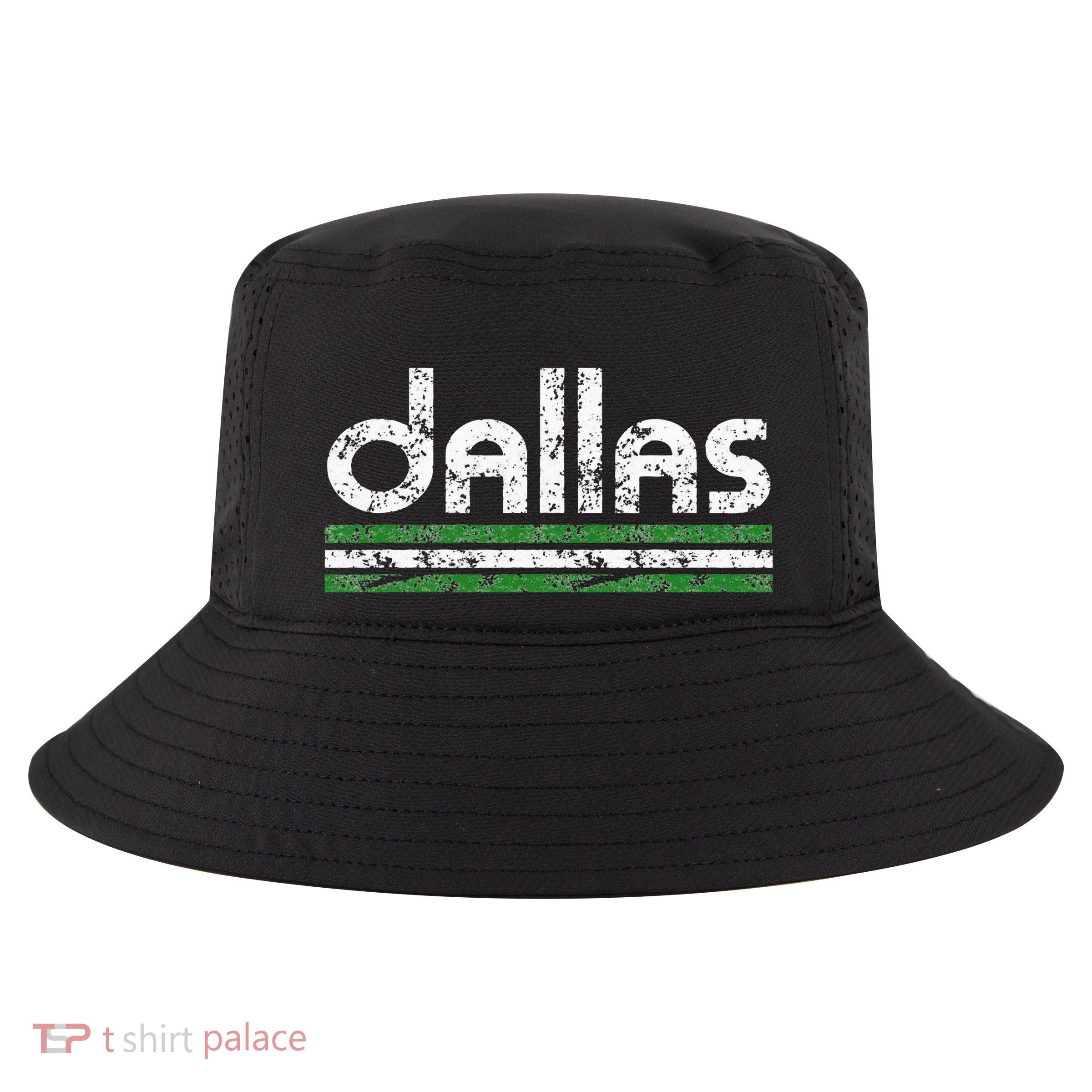 Dallas Texas Retro Weathered Throwback Cool Comfort Performance Bucket Hat