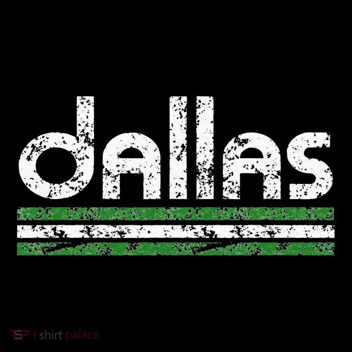 Dallas Texas Retro Weathered Throwback T-Shirt