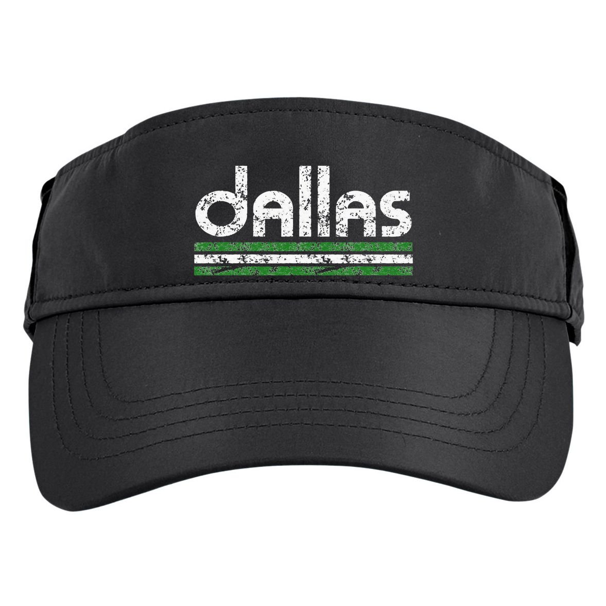 Dallas Texas Retro Weathered Throwback Adult Drive Performance Visor