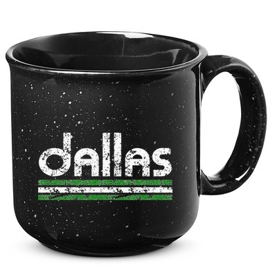 Dallas Texas Retro Weathered Throwback 15oz Campfire Ceramic Mug