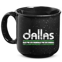 Dallas Texas Retro Weathered Throwback 15oz Campfire Ceramic Mug