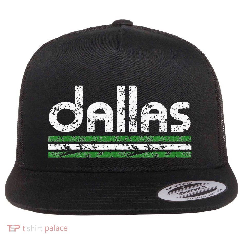 Dallas Texas Retro Weathered Throwback Flatbill Hat