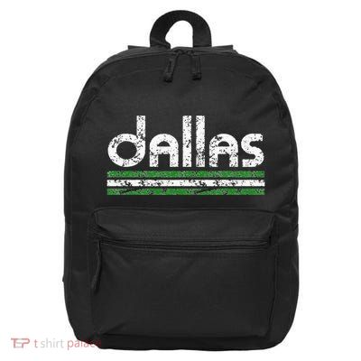 Dallas Texas Retro Weathered Throwback 16 in Basic Backpack