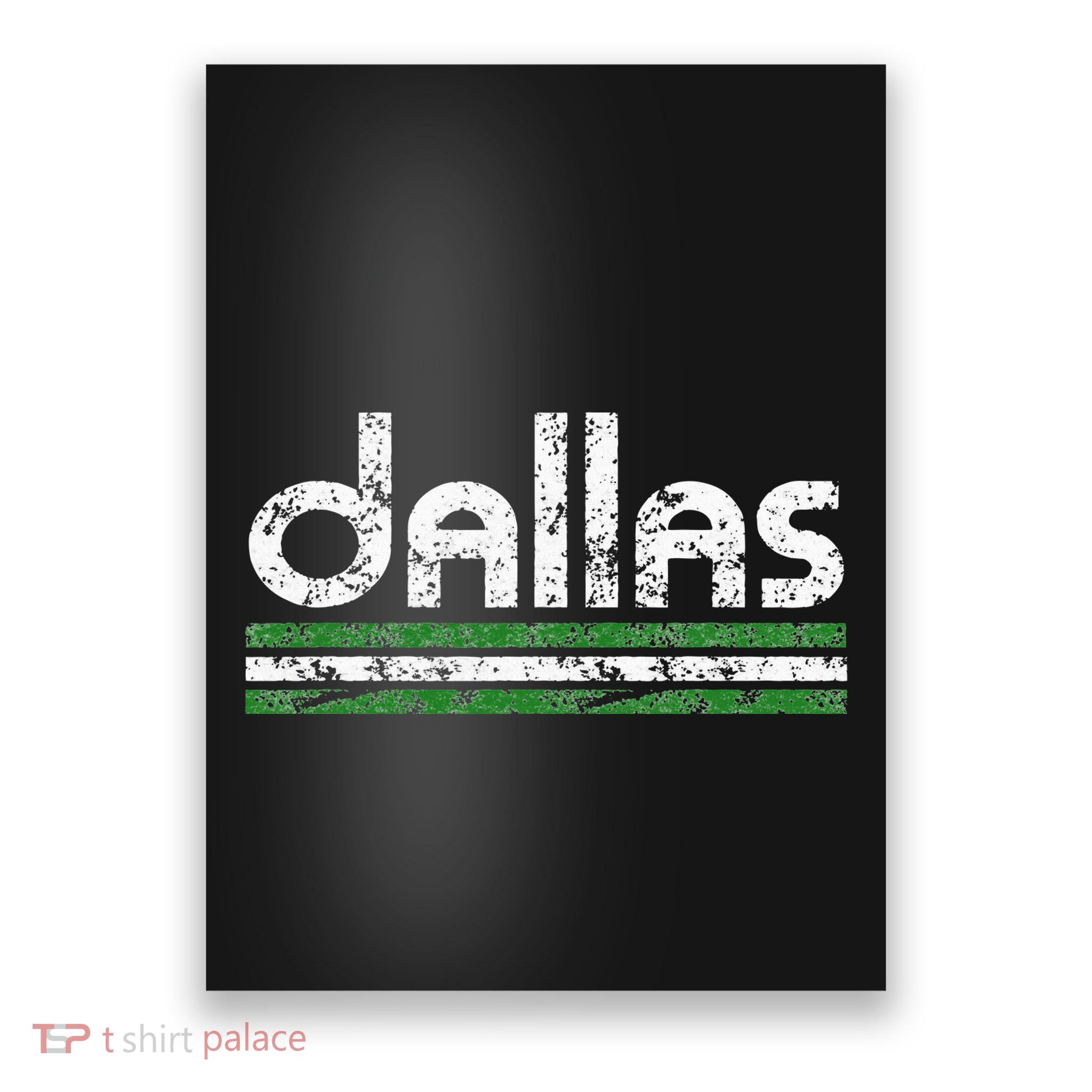 Dallas Texas Retro Weathered Throwback Poster