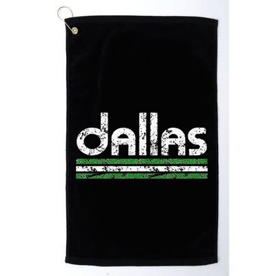 Dallas Texas Retro Weathered Throwback Golf Towel