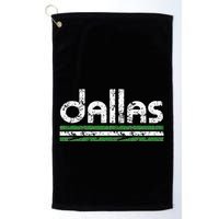 Dallas Texas Retro Weathered Throwback Golf Towel
