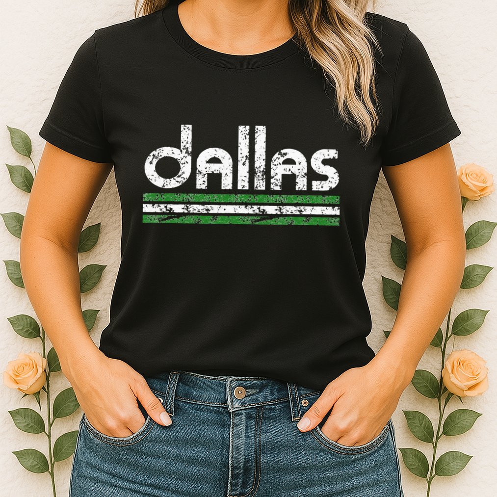 Dallas Texas Retro Weathered Throwback Womens T-Shirt