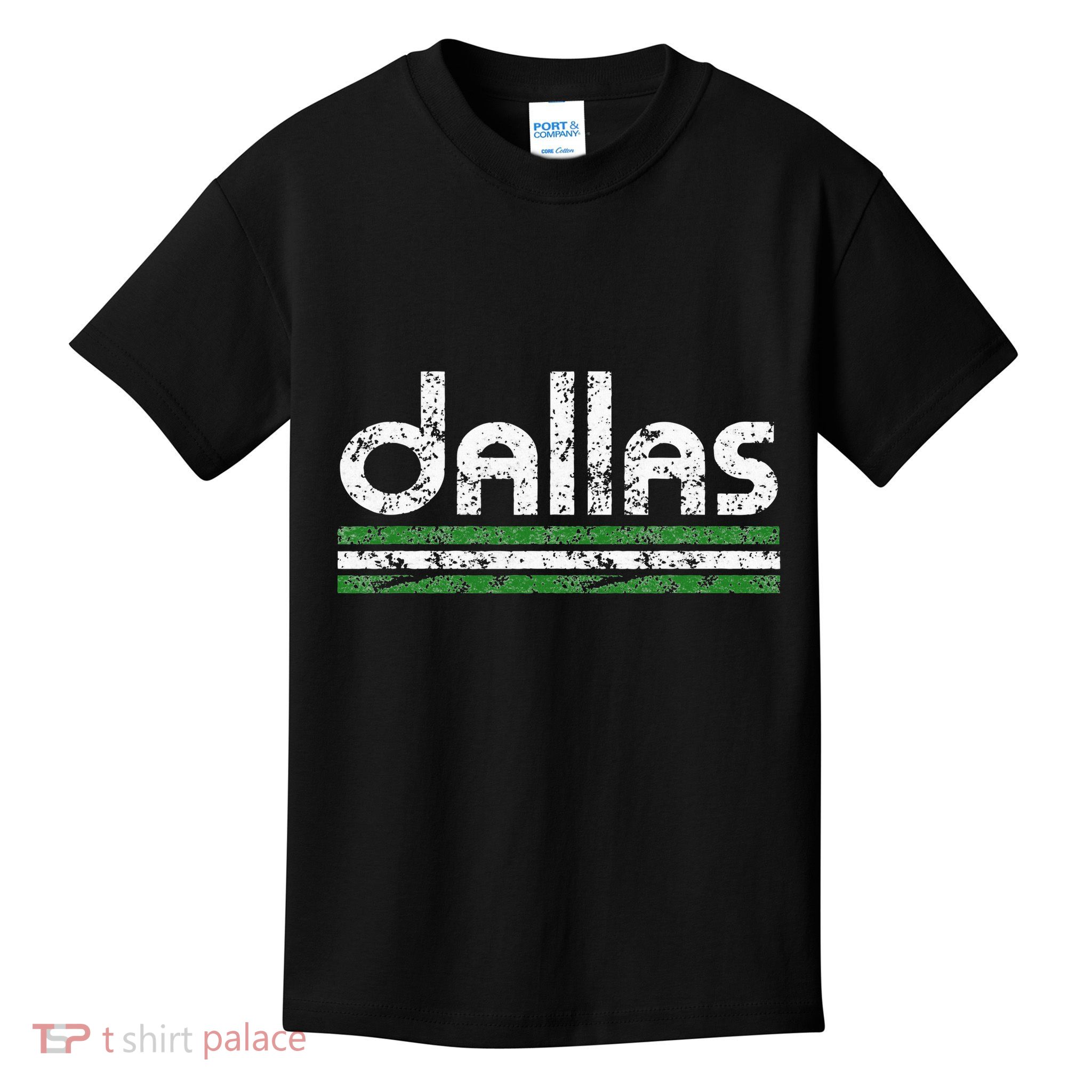 Dallas Texas Retro Weathered Throwback Kids T-Shirt