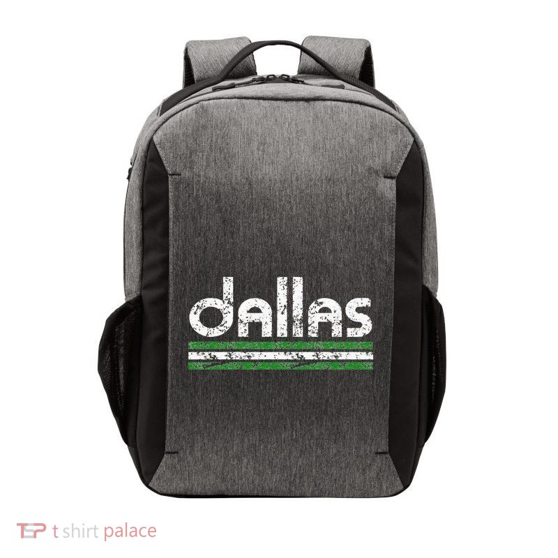 Dallas Texas Retro Weathered Throwback Vector Backpack