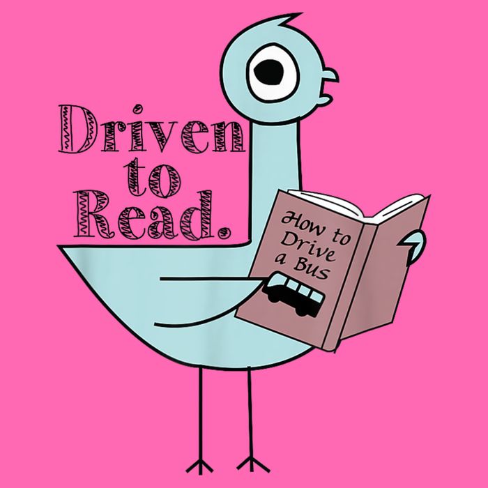 Driven To Read Pigeon Library Reading Books Readers Stripe Pom Pom Beanie