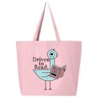 Driven To Read Pigeon Library Reading Books Readers 25L Jumbo Tote