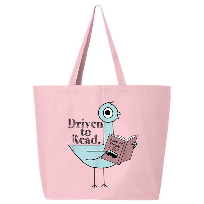 Driven To Read Pigeon Library Reading Books Readers 25L Jumbo Tote