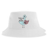 Driven To Read Pigeon Library Reading Books Readers Sustainable Bucket Hat