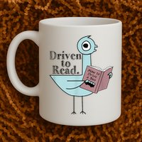 Driven To Read Pigeon Library Reading Books Readers Mug