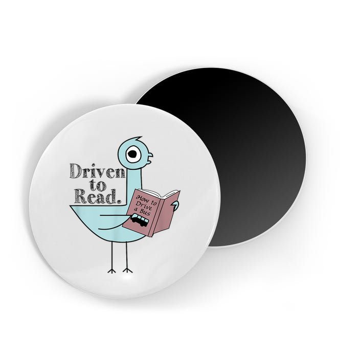 Driven To Read Pigeon Library Reading Books Readers Magnet
