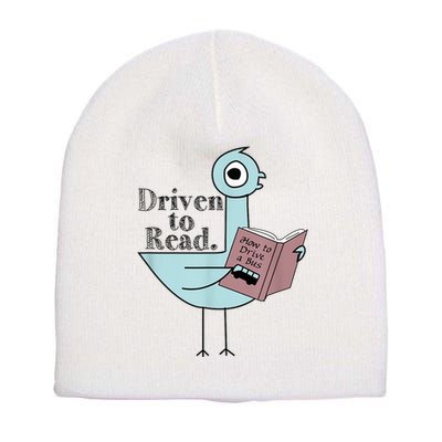 Driven To Read Pigeon Library Reading Books Readers Short Acrylic Beanie
