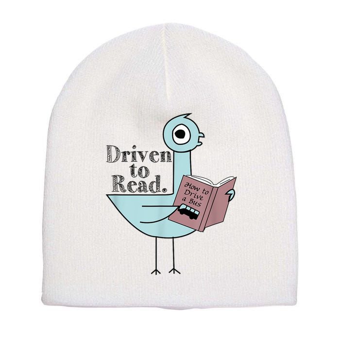 Driven To Read Pigeon Library Reading Books Readers Short Acrylic Beanie