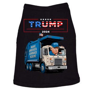 Donald Trump Rides In Garbage Truck Garbage For Trump Doggie Tank