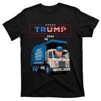 Donald Trump Rides In Garbage Truck Garbage For Trump T-Shirt