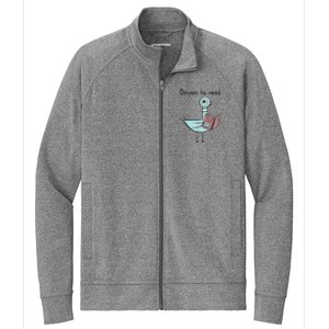 Driven To Read Pigeon Library Reading Books Readers Stretch Full-Zip Cadet Jacket