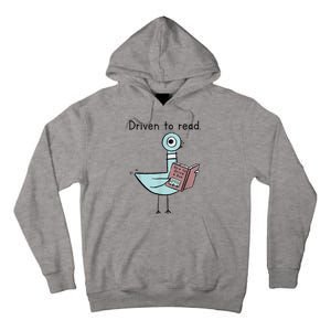 Driven To Read Pigeon Library Reading Books Readers Tall Hoodie