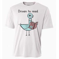 Driven To Read Pigeon Library Reading Books Readers Cooling Performance Crew T-Shirt