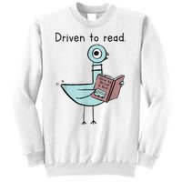 Driven To Read Pigeon Library Reading Books Readers Sweatshirt