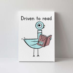 Driven To Read Pigeon Library Reading Books Readers Canvas