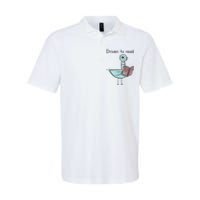 Driven To Read Pigeon Library Reading Books Readers Softstyle Adult Sport Polo