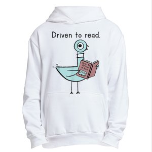 Driven To Read Pigeon Library Reading Books Readers Urban Pullover Hoodie