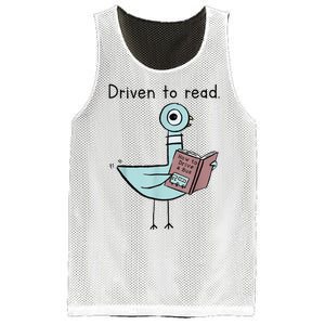 Driven To Read Pigeon Library Reading Books Readers Mesh Reversible Basketball Jersey Tank