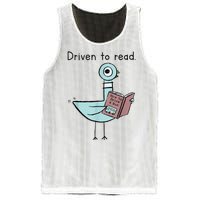 Driven To Read Pigeon Library Reading Books Readers Mesh Reversible Basketball Jersey Tank